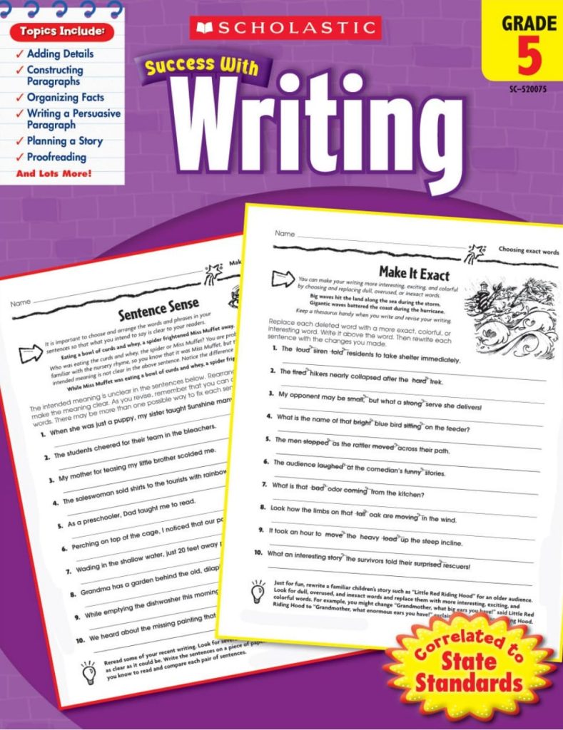 Scholastic Success with Writing Grade